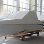 Заготовка катера из стеклопластика